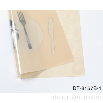 Rechteckige Tischsets mit neuem Designmuster